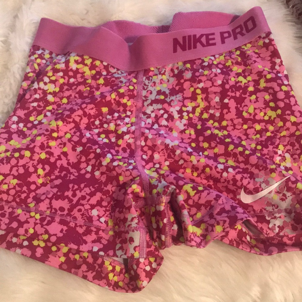 Nike pro tight gym shorts